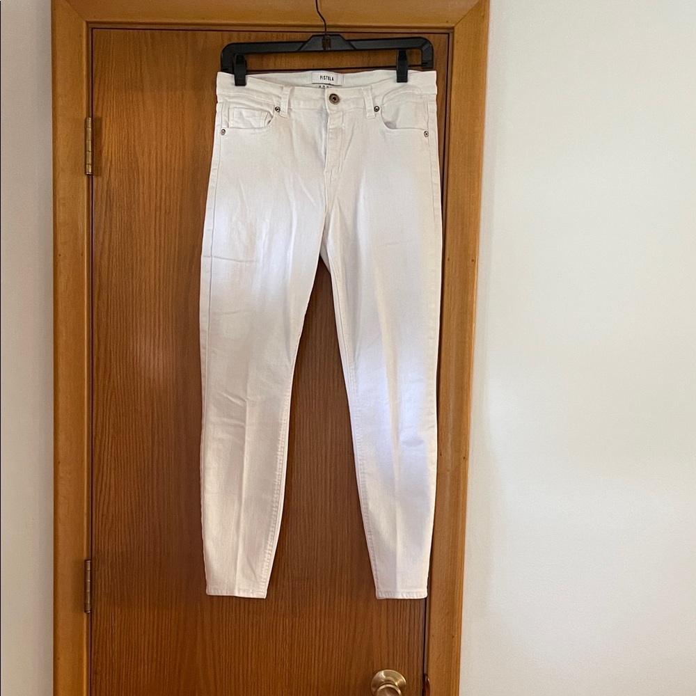 Pistola Women's White Skinny Jeans